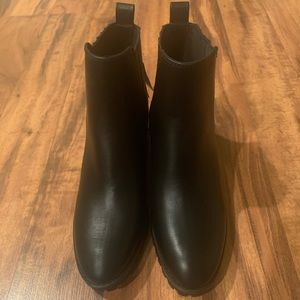 Zara black booties